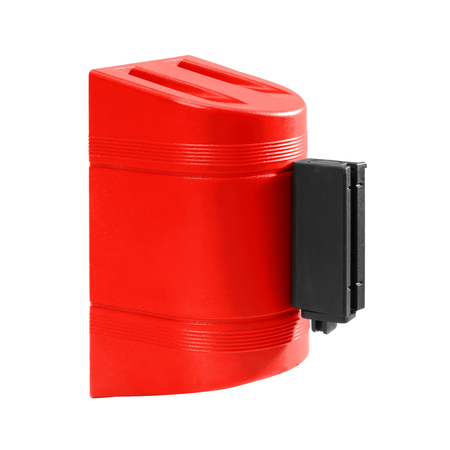 QUEUE SOLUTIONS WalPro 300, Red, 7.5' Red/White DANGER-KEEP OUT Belt WP300R-RWD75